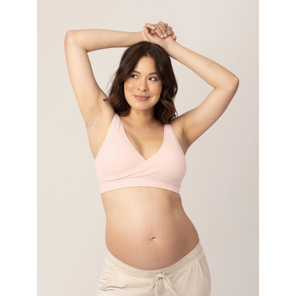 Kindred Bravely‎ Sublime® Adjustable Crossover Nursing & Lounge Bra Size XL Pink